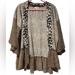 Umgee Animal Print Kimono